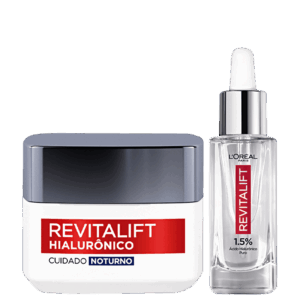 Kit L’Oréal Paris Revitalift Hialurônico Redutor de Linhas 2 Produtos Kit L’Oréal Paris Revitalift Hialurônico Redutor de Linhas 2 Produtos