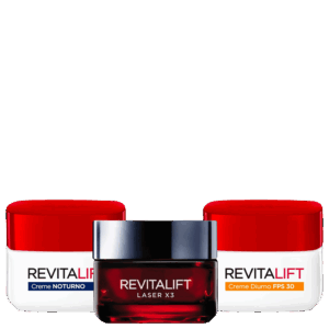 Kit L’Oréal Paris Revitalift Pele Revitalizada 3 Produtos Kit L’Oréal Paris Revitalift Pele Revitalizada 3 Produtos