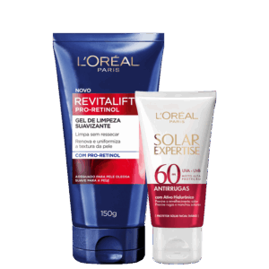 Kit L’Oréal Paris Revitalift Pro-Retinol Solar Expertise Duo 2 Produtos Kit L’Oréal Paris Revitalift Pro-Retinol Solar Expertise Duo 2 Produtos