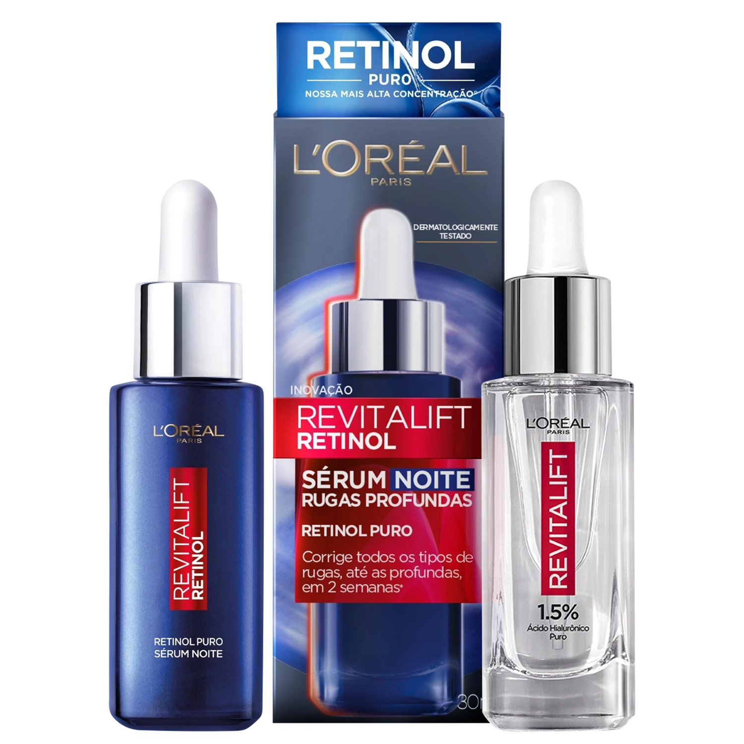 Kit L’Oréal Paris Revitalift Retinol Puro 2 Produtos