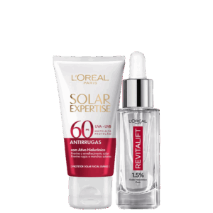 Kit L’Oréal Paris Revitalift Solar Expertise 2 Produtos Kit L’Oréal Paris Revitalift Solar Expertise 2 Produtos