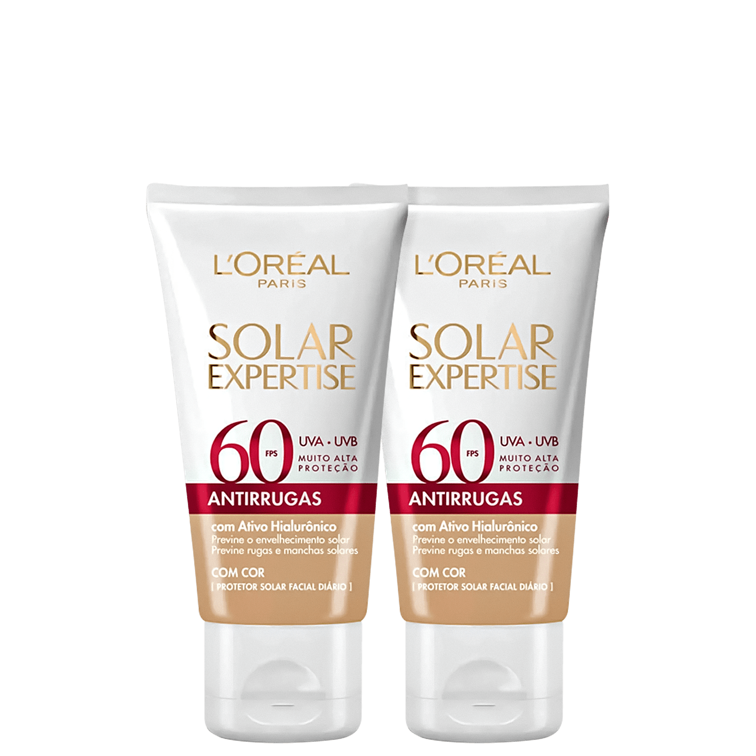 Kit L’Oréal Paris Solar Expertise Antirrugas Duo 2 Produtos