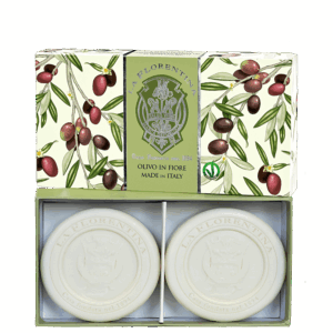Kit Sabonetes La Florentina Olive Flowers 2 Unidades