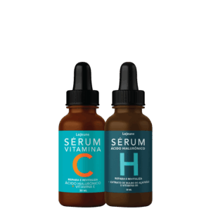 Kit La Jeune Cuidado Facial Sérum Vitamina C 30ml Sérum Ácido Hialurônico Boost 30ml Kit La Jeune Cuidado Facial Sérum Vitamina C 30ml Sérum Ácido Hialurônico Boost 30ml