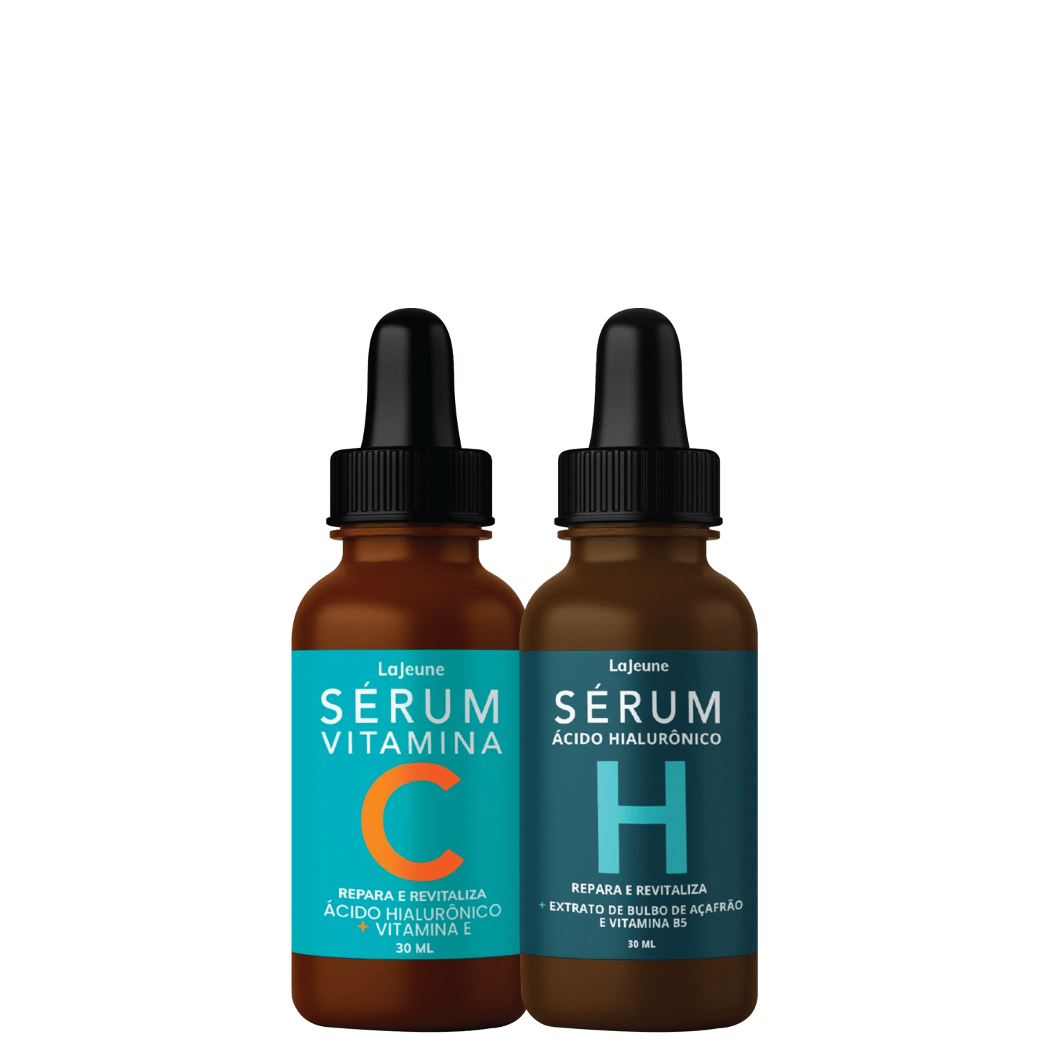 Kit La Jeune Cuidado Facial Sérum Vitamina C 30ml Sérum Ácido Hialurônico Boost 30ml
