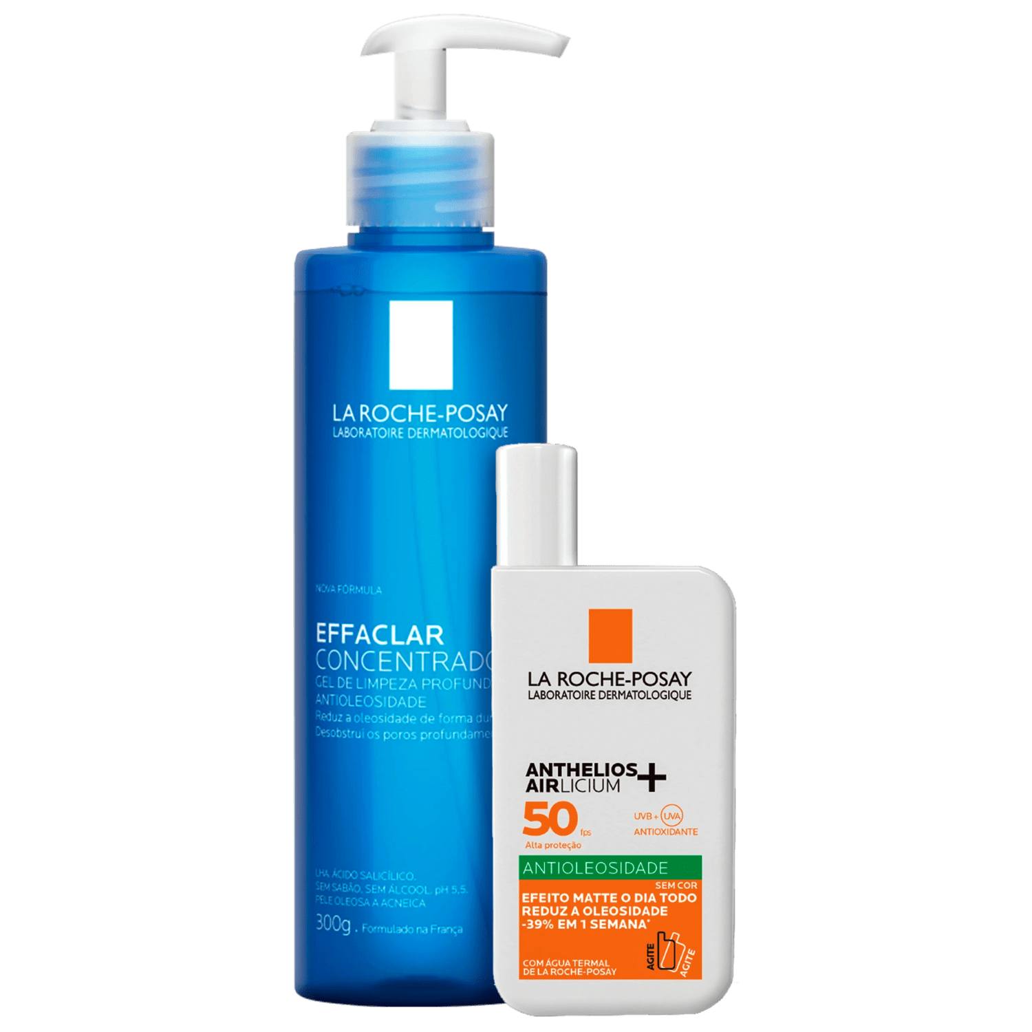 Kit La Roche-Posay Anthelios Airlicium & Effaclar Concentrado 2 Produtos