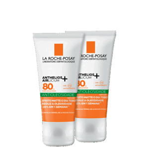 Kit La Roche-Posay Anthelios Airlicium FPS 80 Protetor Solar Facial 2x40g Kit La Roche-Posay Anthelios Airlicium FPS 80 Protetor Solar Facial 2x40g