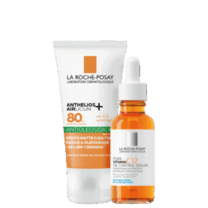 Kit La Roche-Posay Anthelios Airlicium Pure Vitamin C12 Oil Control 2 Produtos Kit La Roche-Posay Anthelios Airlicium Pure Vitamin C12 Oil Control 2 Produtos