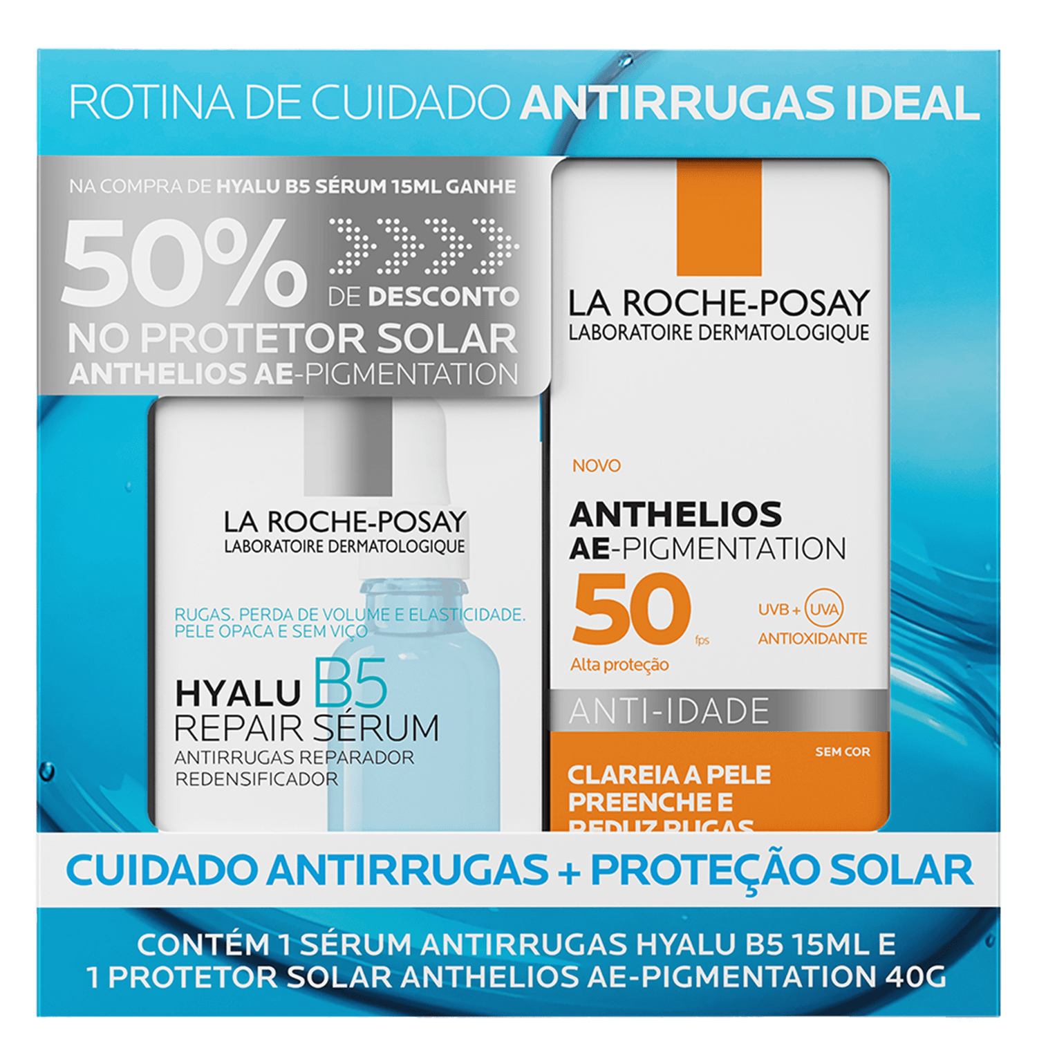 Kit La Roche-Posay Antirrugas Ideal Duo 2 Produtos