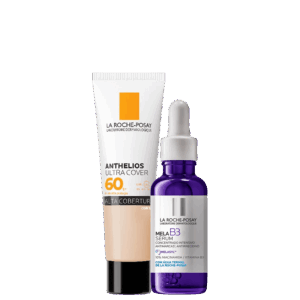 Kit La Roche-Posay Mela B3 Anthelios Ultra Cover Cor 1,0 FPS 60 2 Produtos Kit La Roche-Posay Mela B3 Anthelios Ultra Cover Cor 1,0 FPS 60 2 Produtos