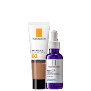 Kit La Roche-Posay Mela B3 Anthelios Ultra Cover Cor 5,0 FPS 60 2 Produtos Kit La Roche-Posay Mela B3 Anthelios Ultra Cover Cor 5,0 FPS 60 2 Produtos