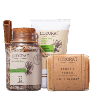 Kit L’Odorat Alecrim Menta e Capim Limão 3 Produtos