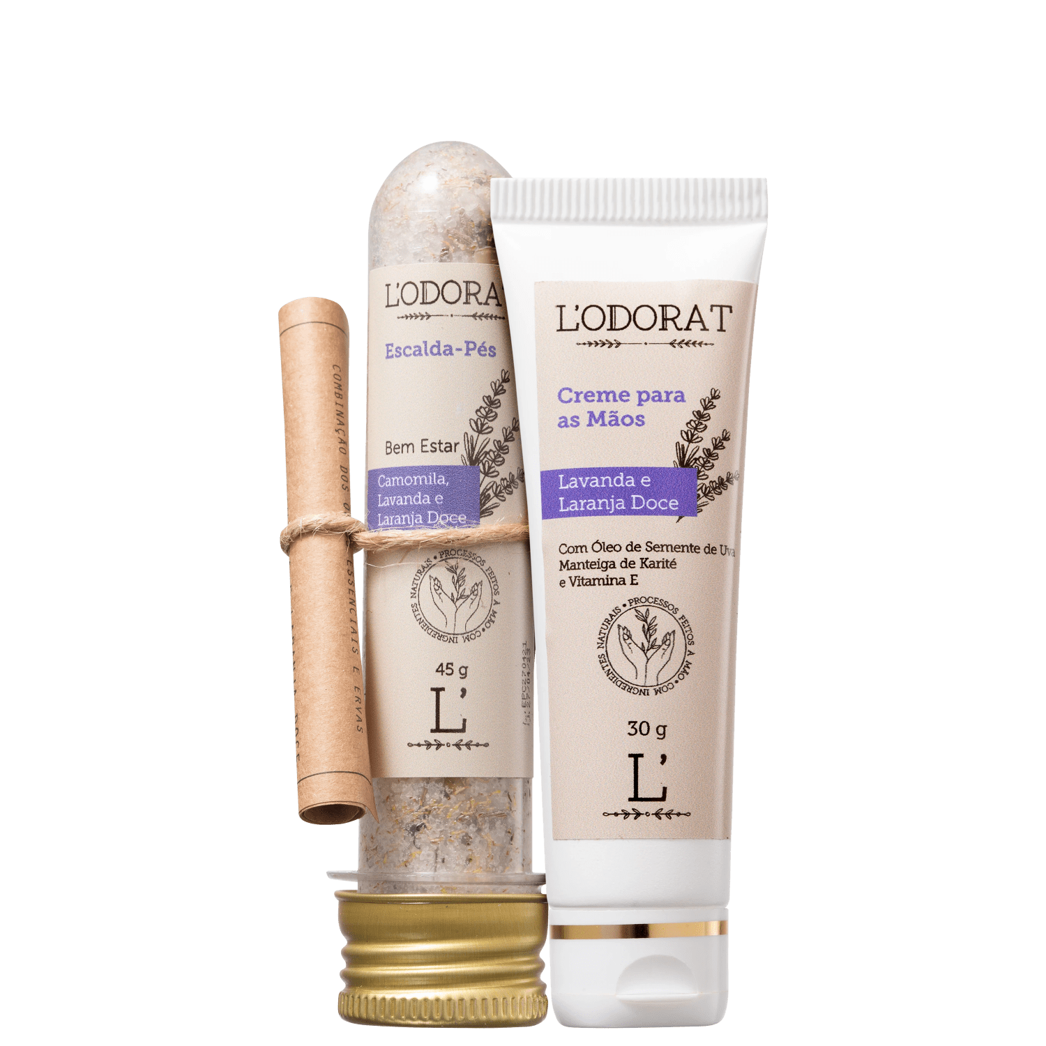 Kit L’Odorat Lavanda Camomila & Laranja Doce 2 Produtos