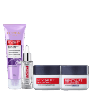 Kit L’Oréal Paris Revitalift Hialurônico 4 Produtos Kit L’Oréal Paris Revitalift Hialurônico 4 Produtos