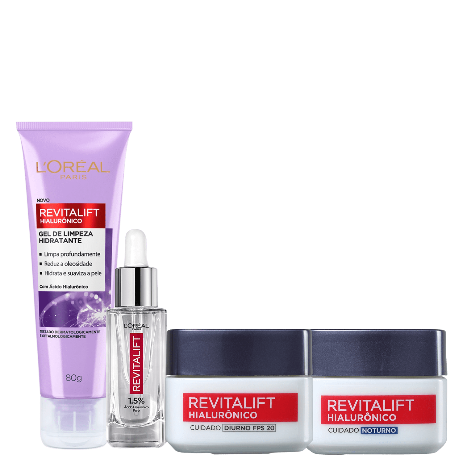 Kit L’Oréal Paris Revitalift Hialurônico 4 Produtos