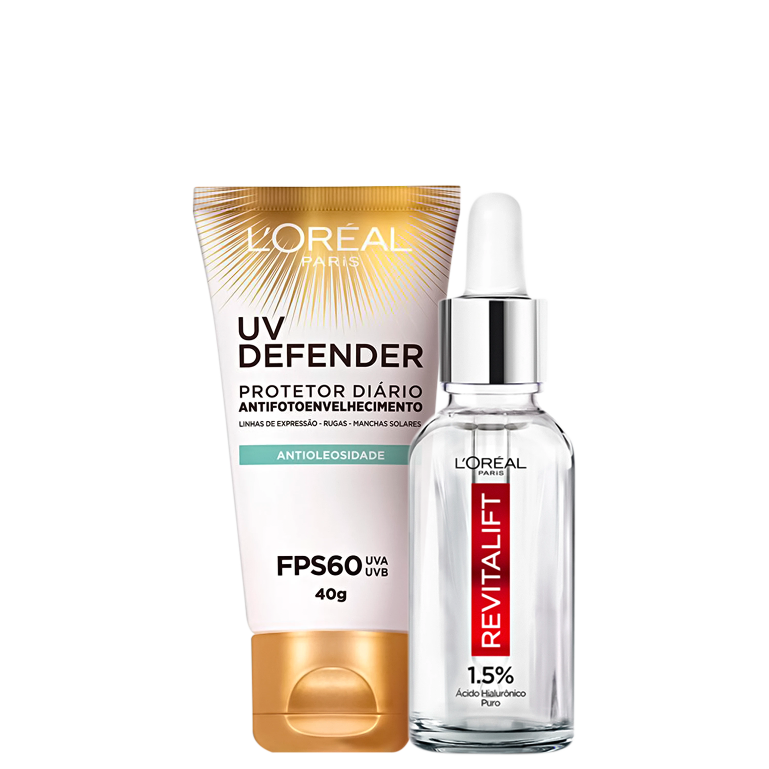 Kit L’Oréal Paris Revitalift Hialurônico Defender 2 Produtos