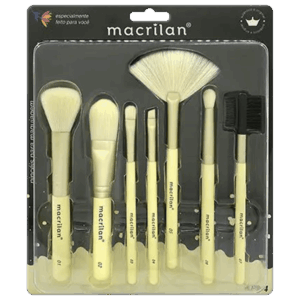 Kit Pincel Macrilan KP9-4 7 Produtos