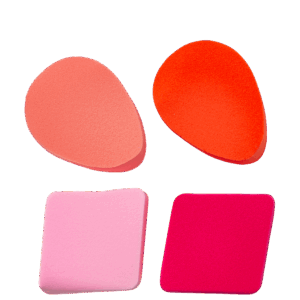 Kit Esponja Macrilan Quarteto para Maquiagem EP03 4 Produtos