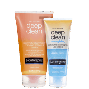 Kit Neutrogena Deep Clean Energizing Grapefruit 2 Produtos Kit Neutrogena Deep Clean Energizing Grapefruit 2 Produtos