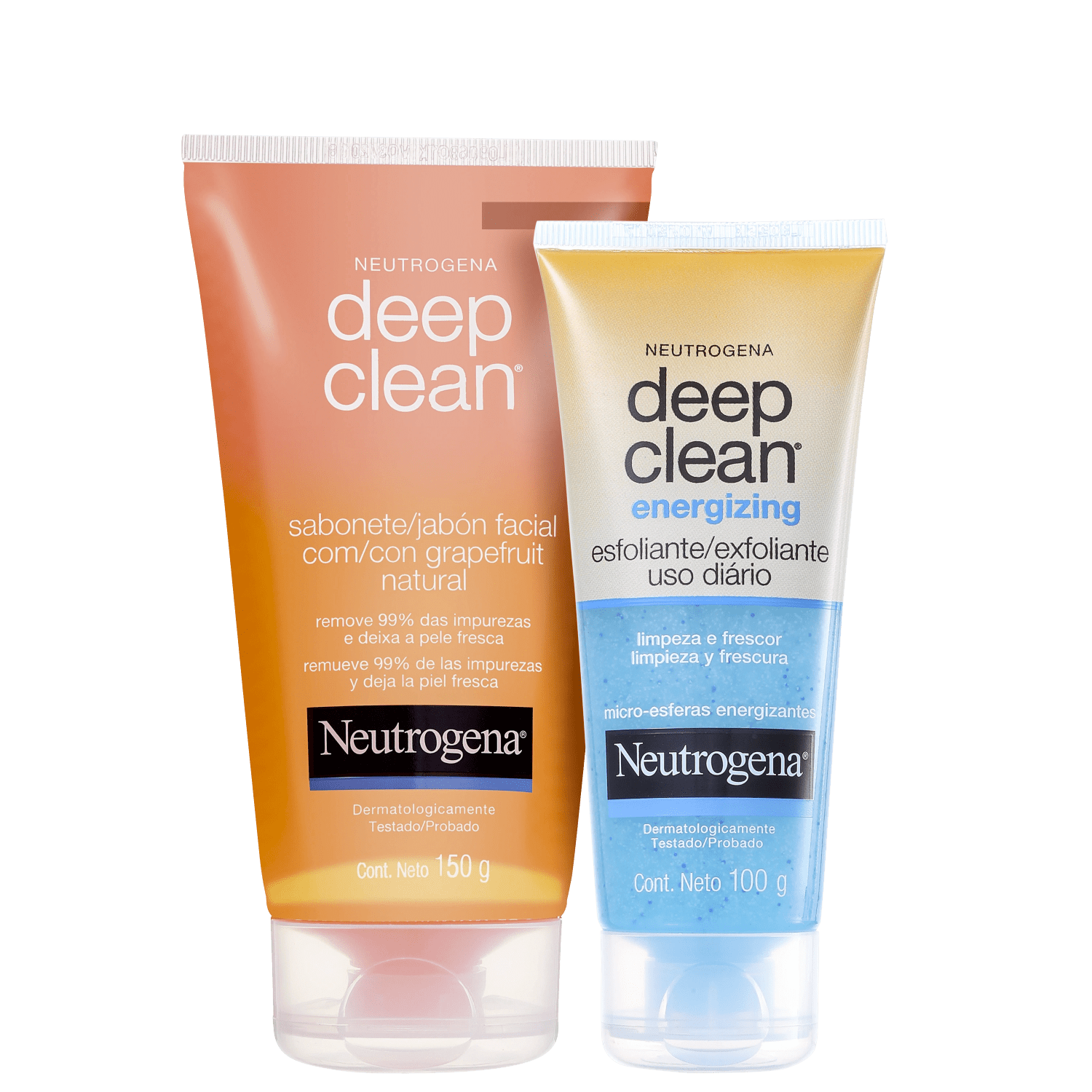 Kit Neutrogena Deep Clean Energizing Grapefruit 2 Produtos