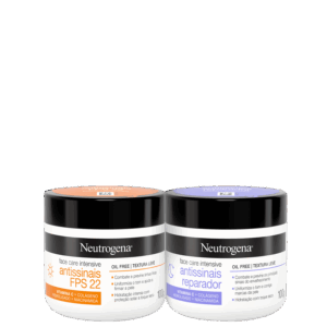 Kit Neutrogena Face Care Antissinais Duo 2 Produtos Kit Neutrogena Face Care Antissinais Duo 2 Produtos