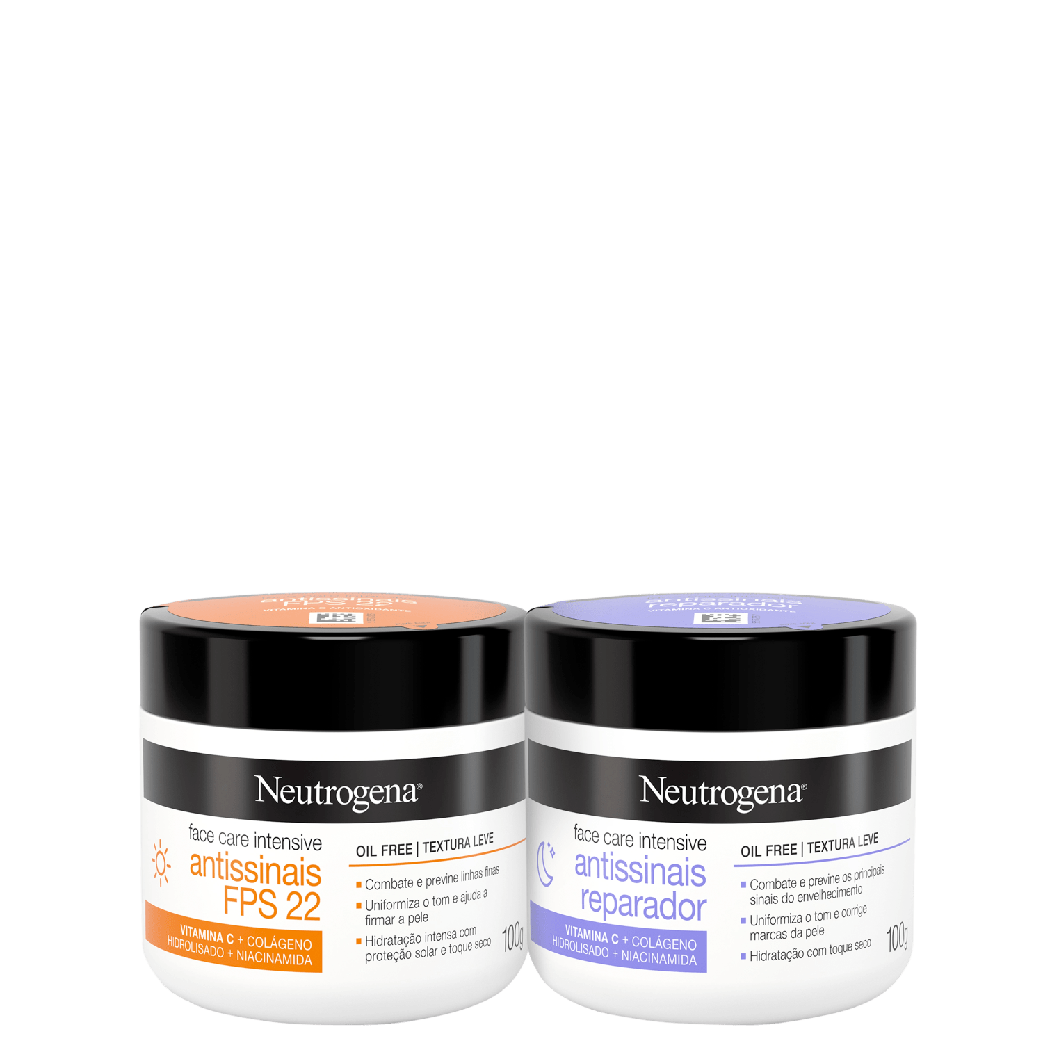 Kit Neutrogena Face Care Antissinais Duo 2 Produtos