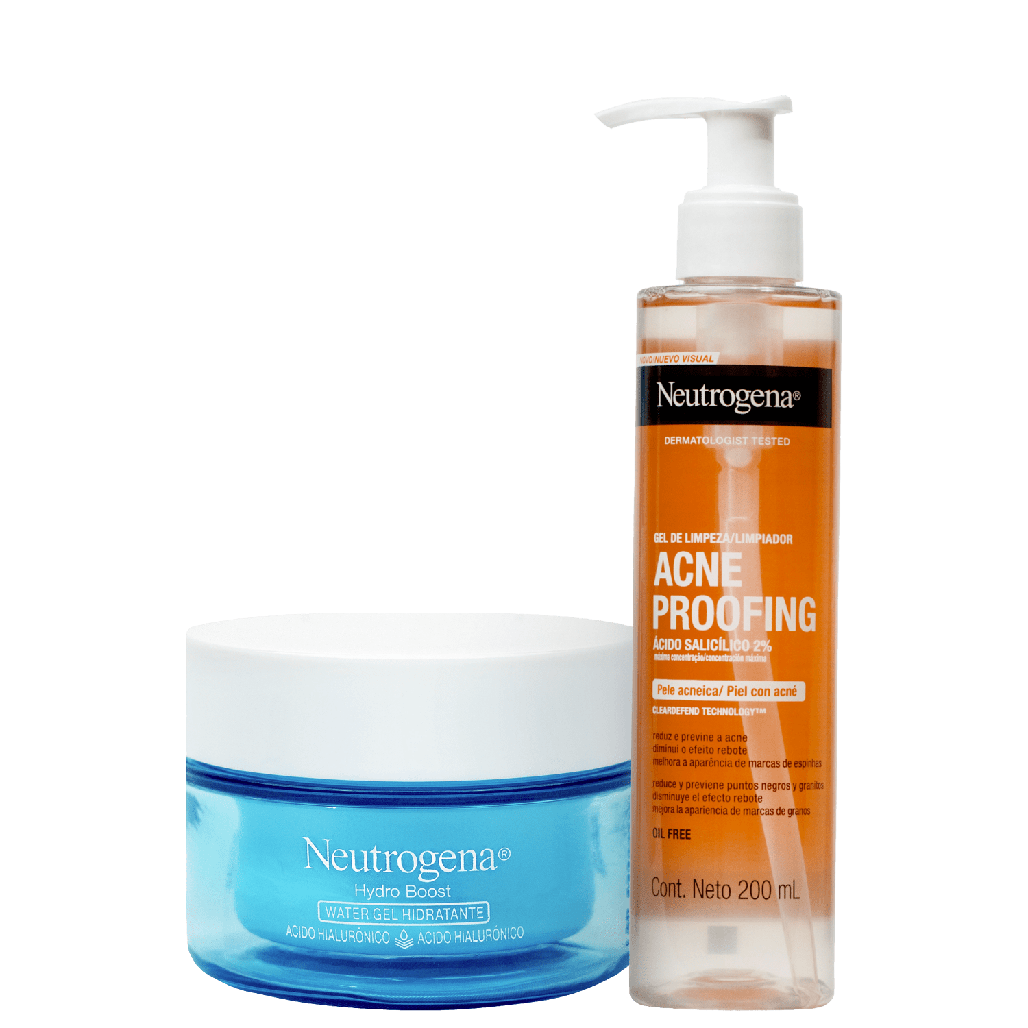 Kit Neutrogena Hydro Acne Duo Beauty 2 Produtos