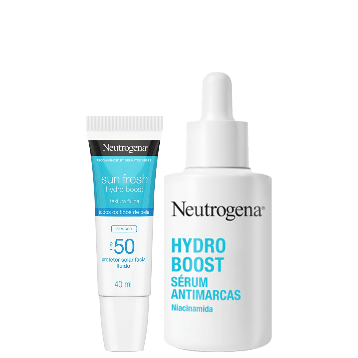 Kit Neutrogena Hydro Boost Duo Sun Fresh FPS 50 2 Produtos