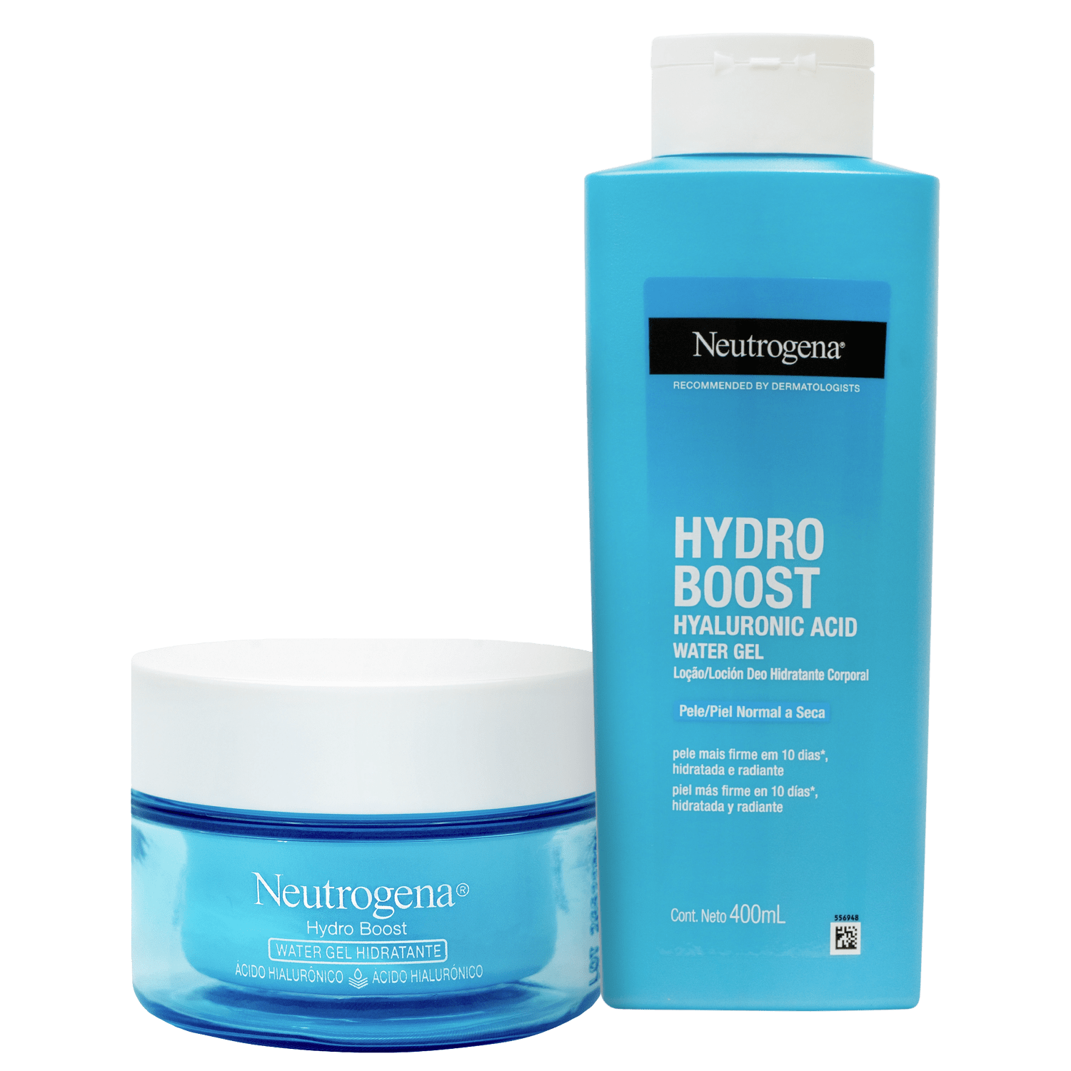 Kit Neutrogena Hydro Boost Water Gel Duo Rosto e Corpo 2 Produtos