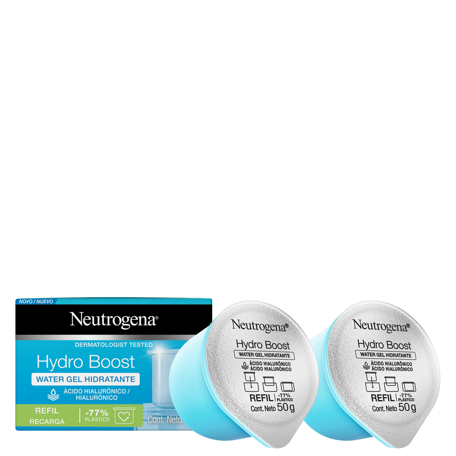 Kit Neutrogena Hydro Boost Water Gel Refil Duo 2 Unidades