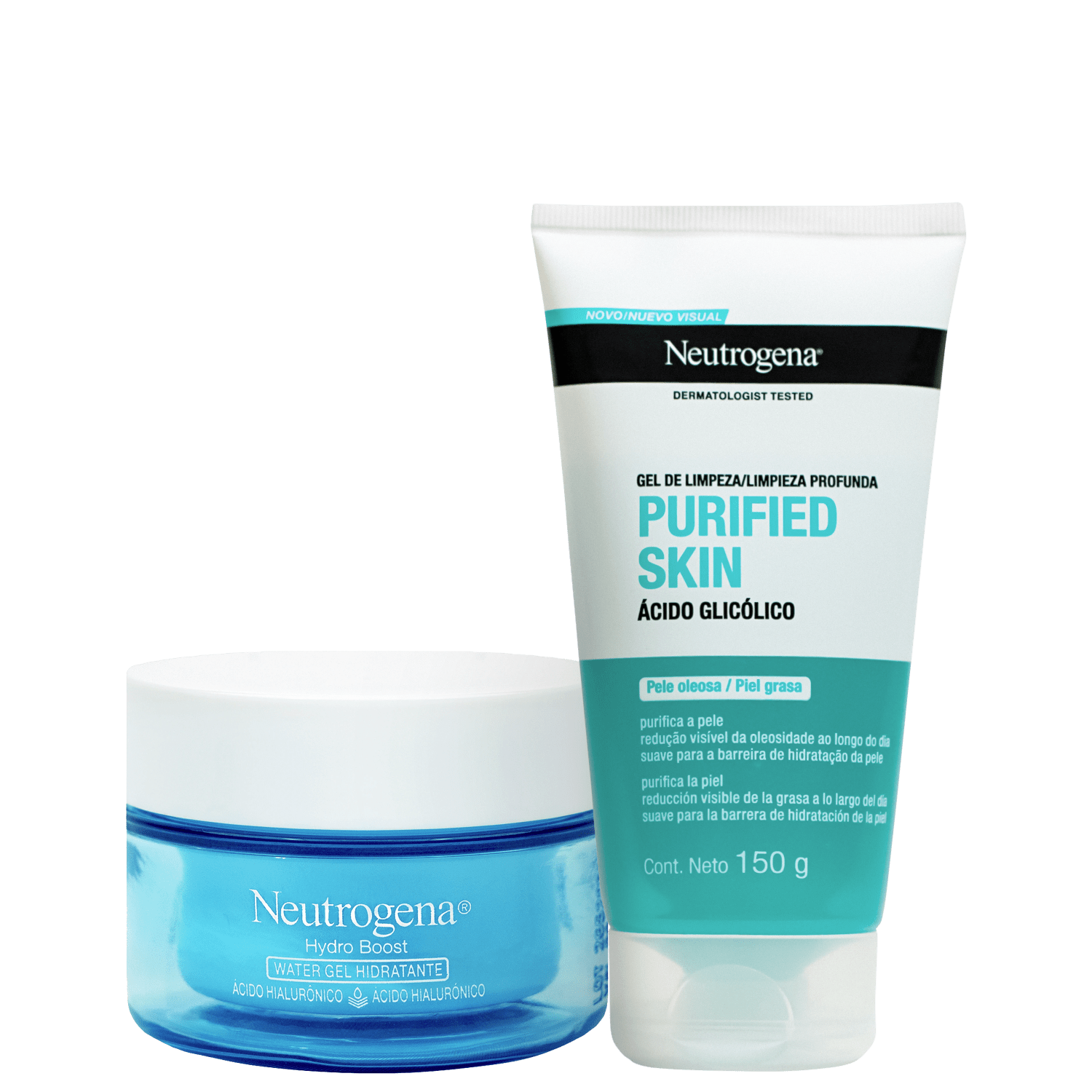 Kit Neutrogena Hydro Purified Duo 2 Produtos