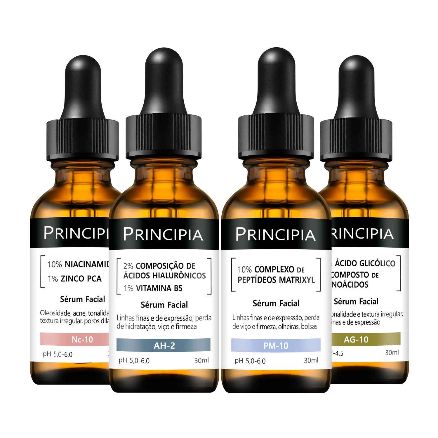 KIT NIACINAMIDA HIALURÔNICOS PEPTÍDEOS GLICÓLICO