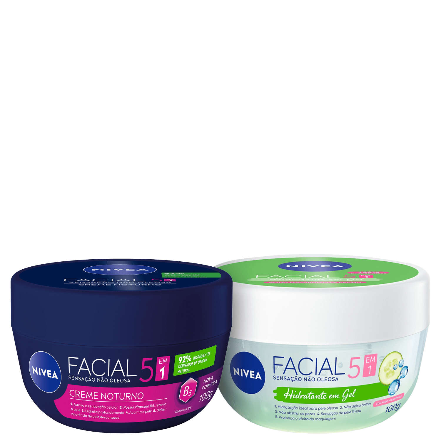 Kit NIVEA 5 em 1 Skincare 2 Produtos