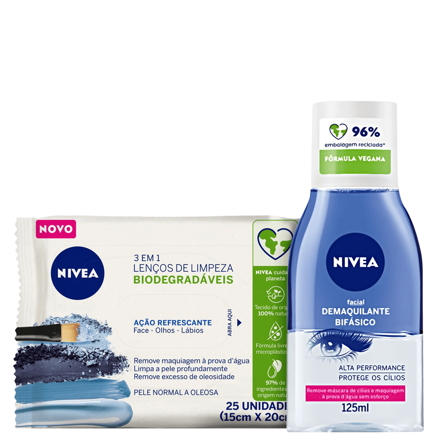 Kit NIVEA Bifásico e Refrescante 2 Produtos