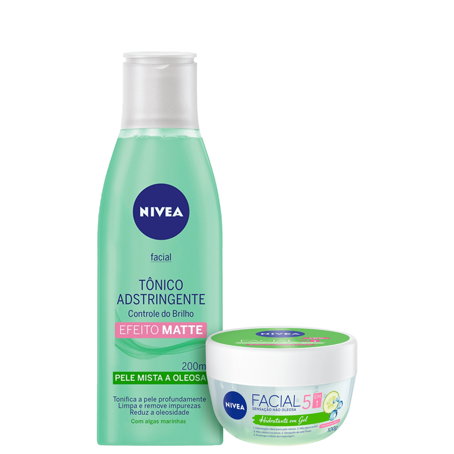 Kit NIVEA Efeito Matte 5 em 1 2 Produtos