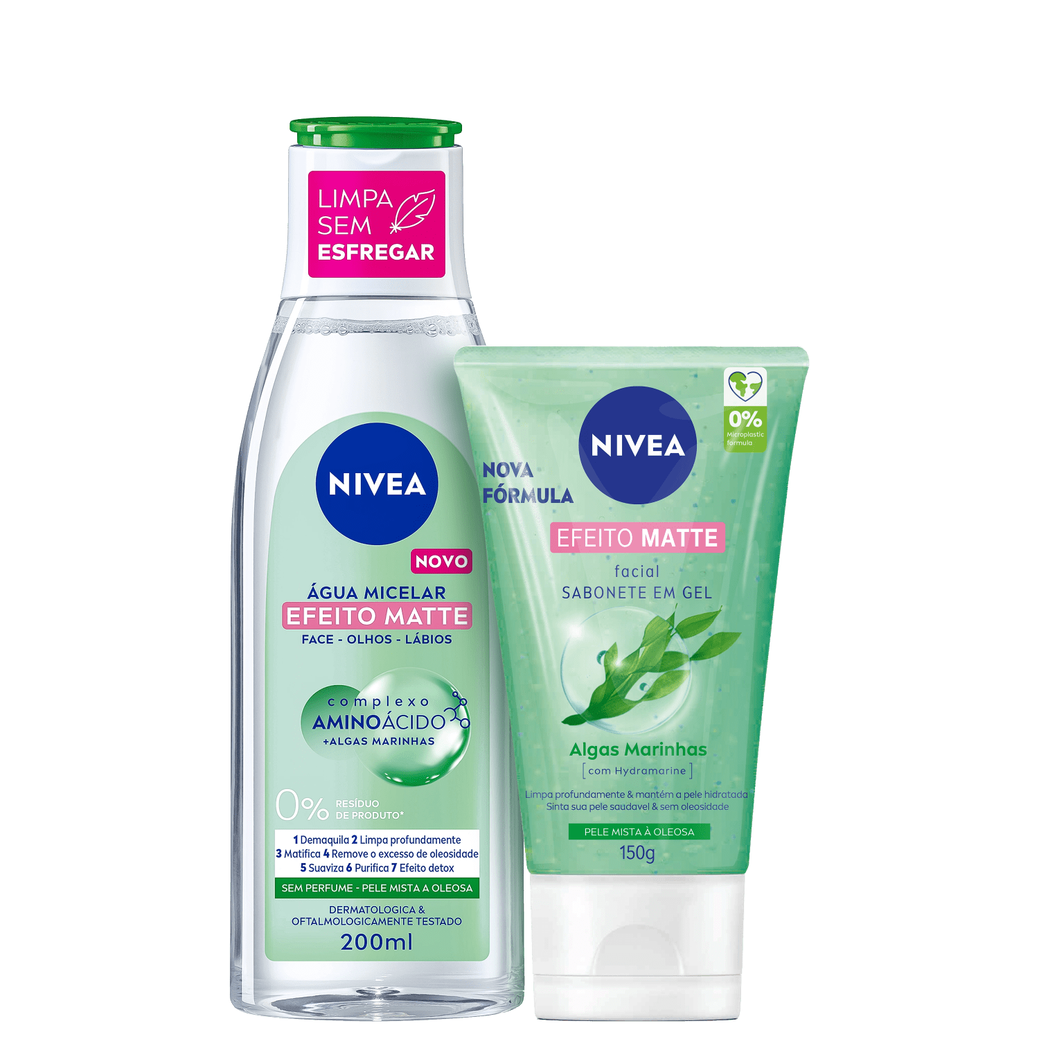 Kit NIVEA Efeito Matte Dupla Ação 2 Produtos