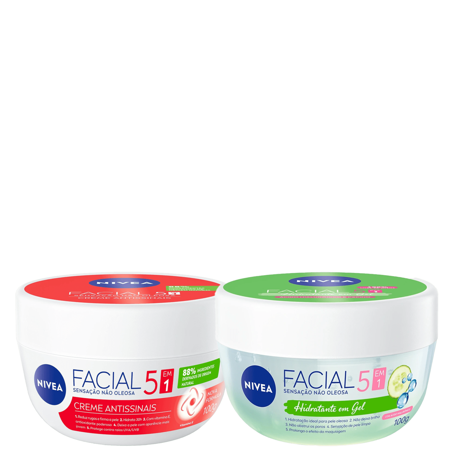 Kit NIVEA Facial 5 em 1 2 Produtos