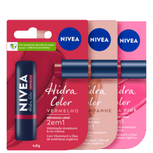 Kit NIVEA Hidra Color 2 em 1 Trio 3 Produtos
