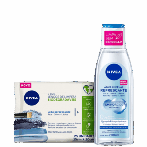 Kit NIVEA Micelar e Refrescante 2 Produtos