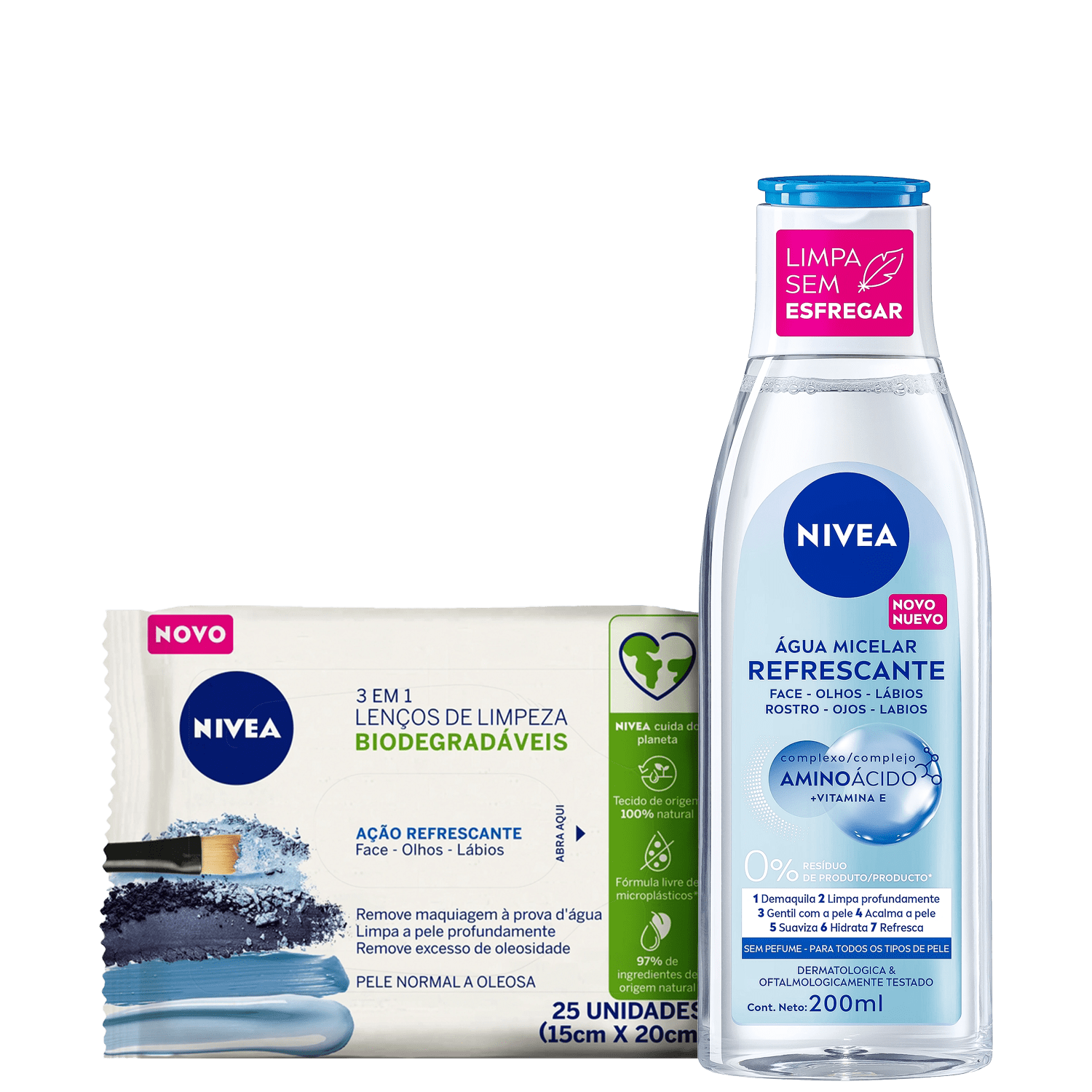 Kit NIVEA Micelar e Refrescante 2 Produtos