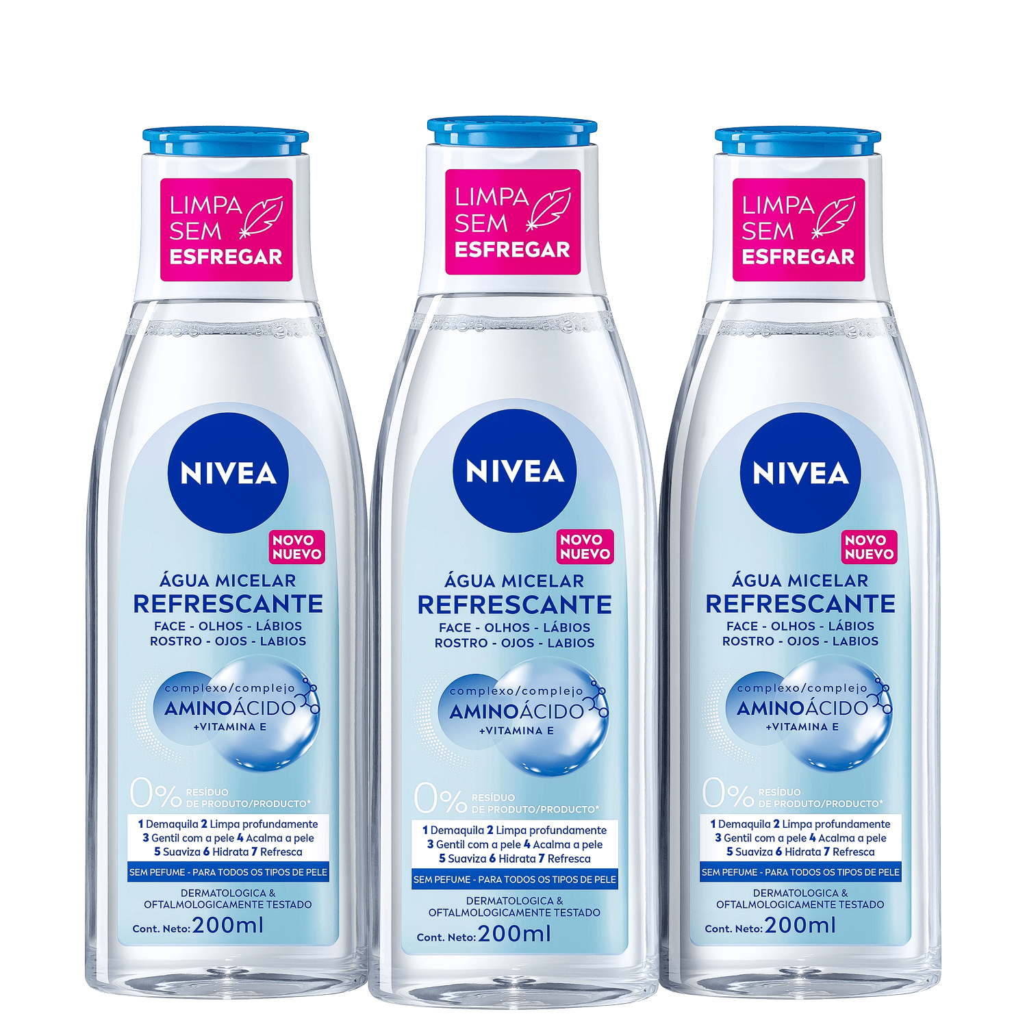 Kit NIVEA Solução de Limpeza 7 em 1 3 Unidades