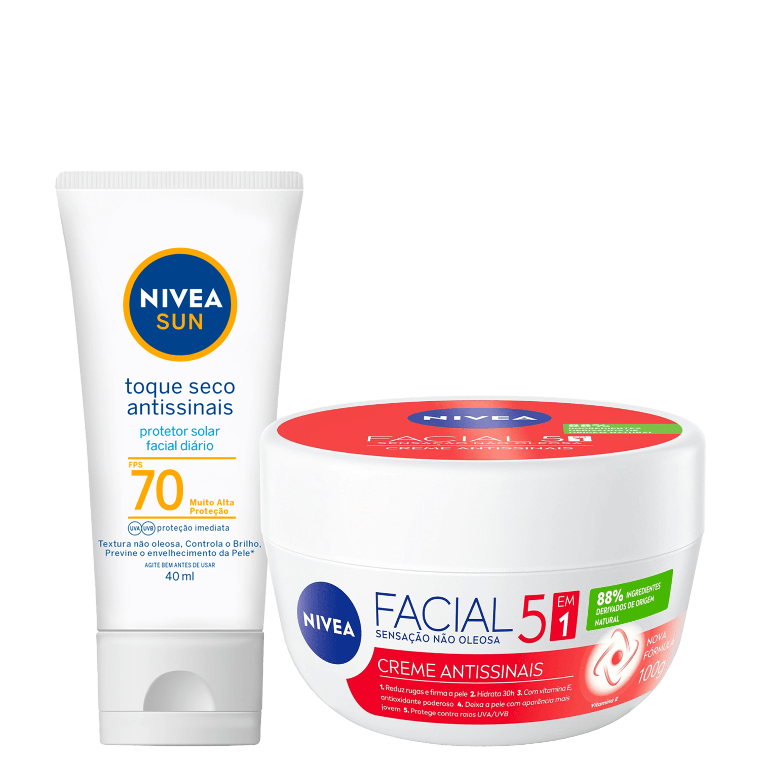 Kit NIVEA SUN 5 em 1 2 Produtos