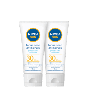 Kit NIVEA Sun Toque Seco Antissinais FPS 30 2 Unidades
