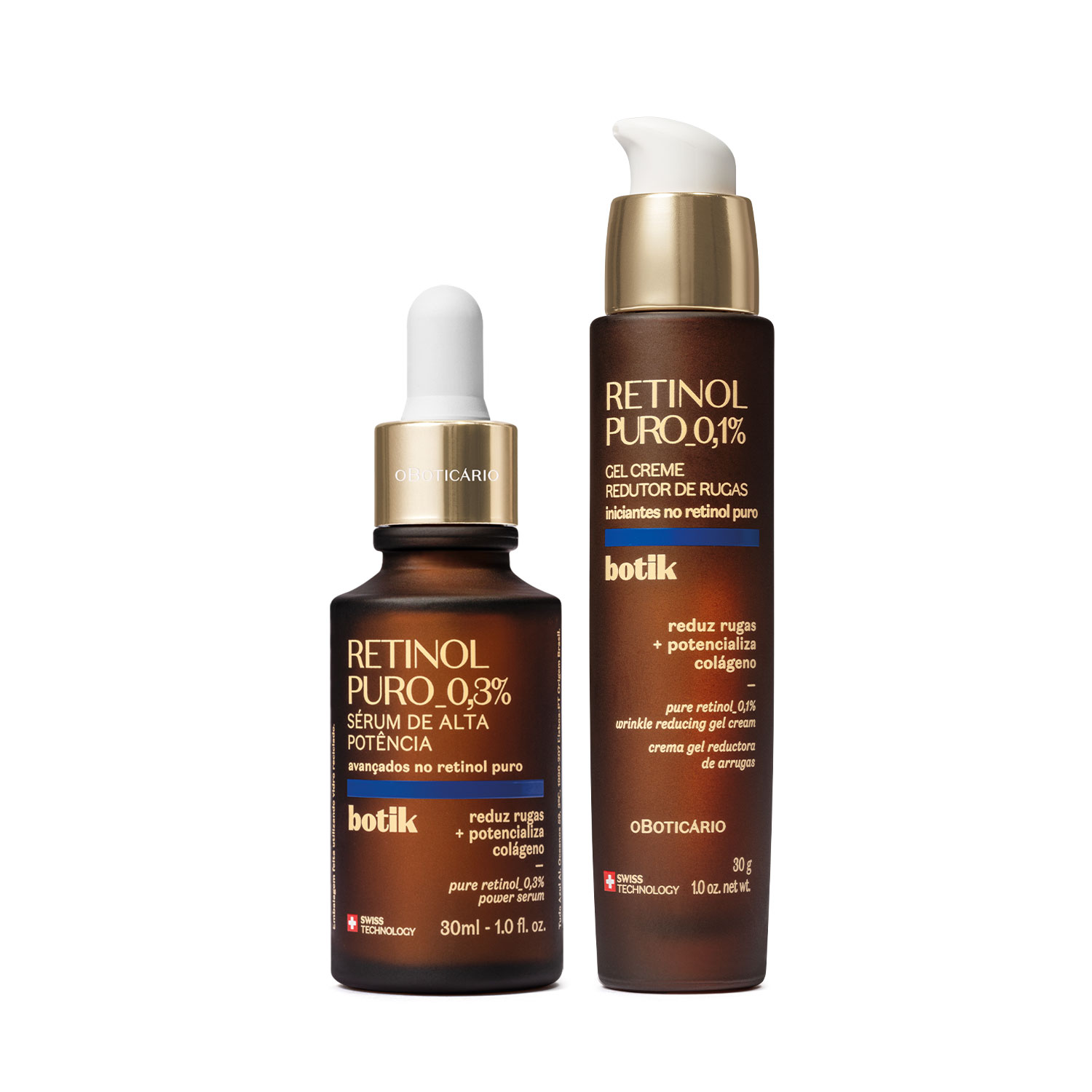 Kit o Boticário Botik Retinol Puro 2 Produtos