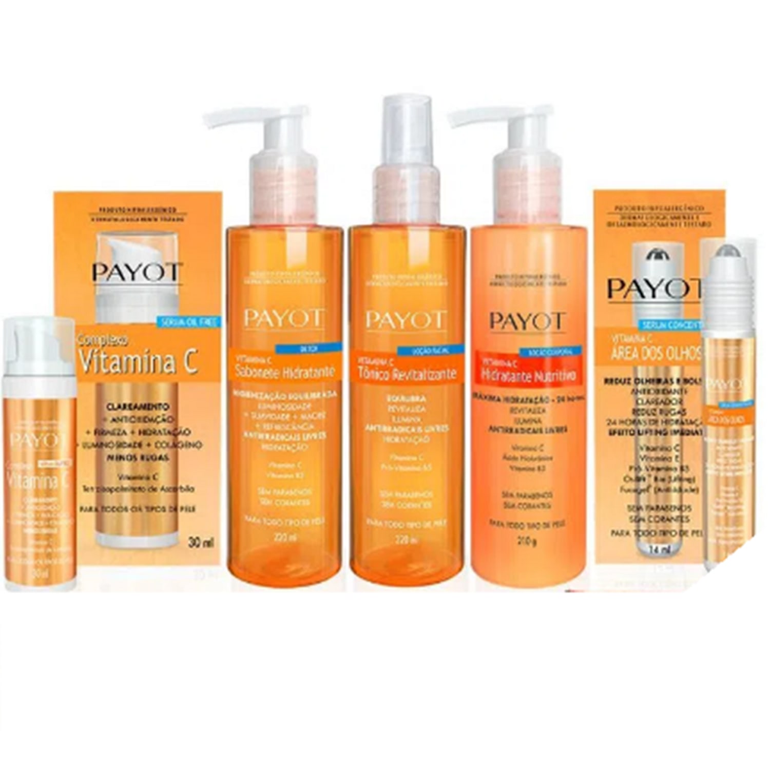 Kit Payot Detox Vitamina C 5 Produtos
