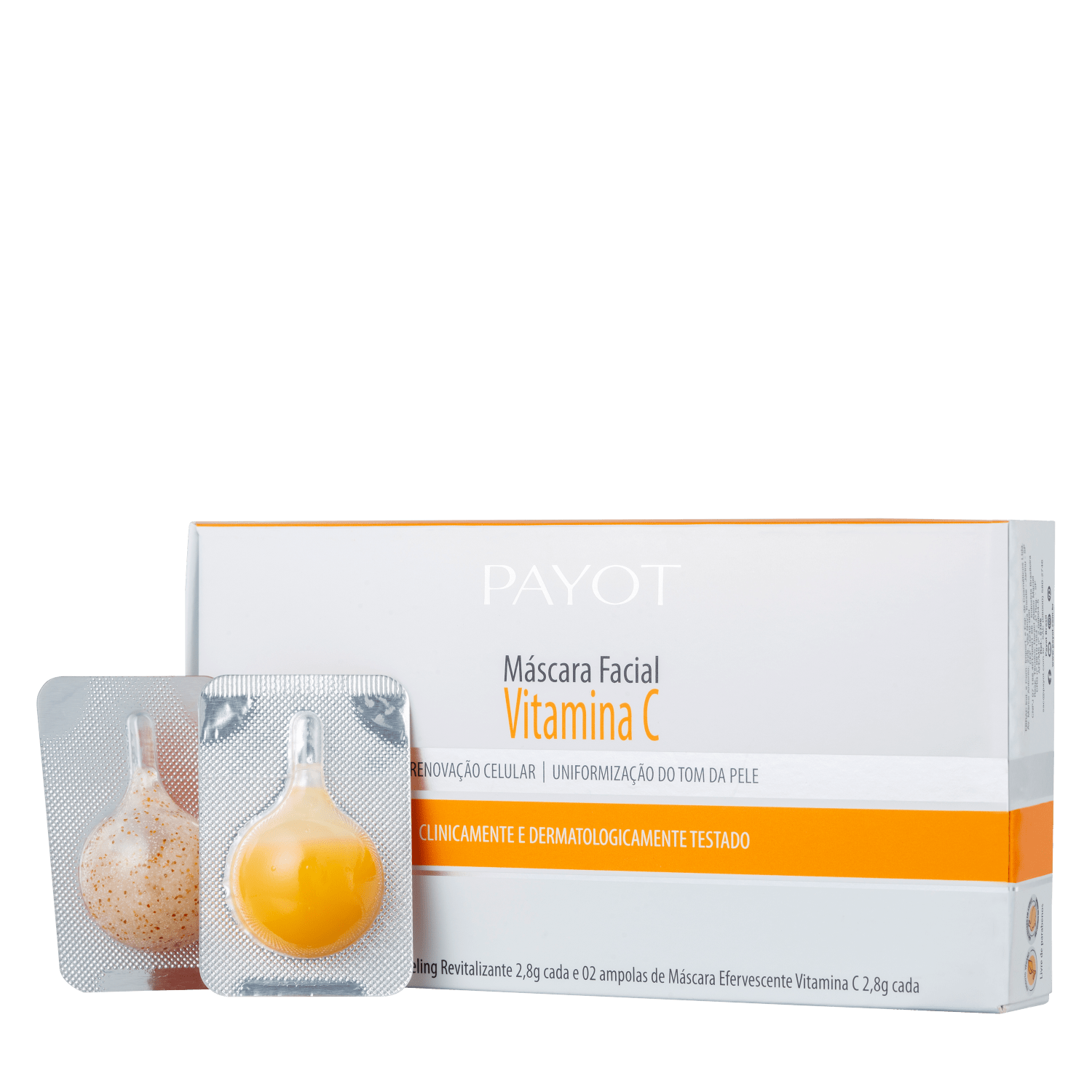 Kit Máscara Facial Payot Vitamina C 4 unidades