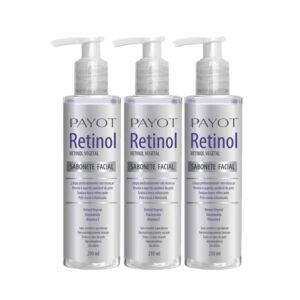 Kit Sabonete Líquido Facial Payot Retinol 210ml 3 unidades
