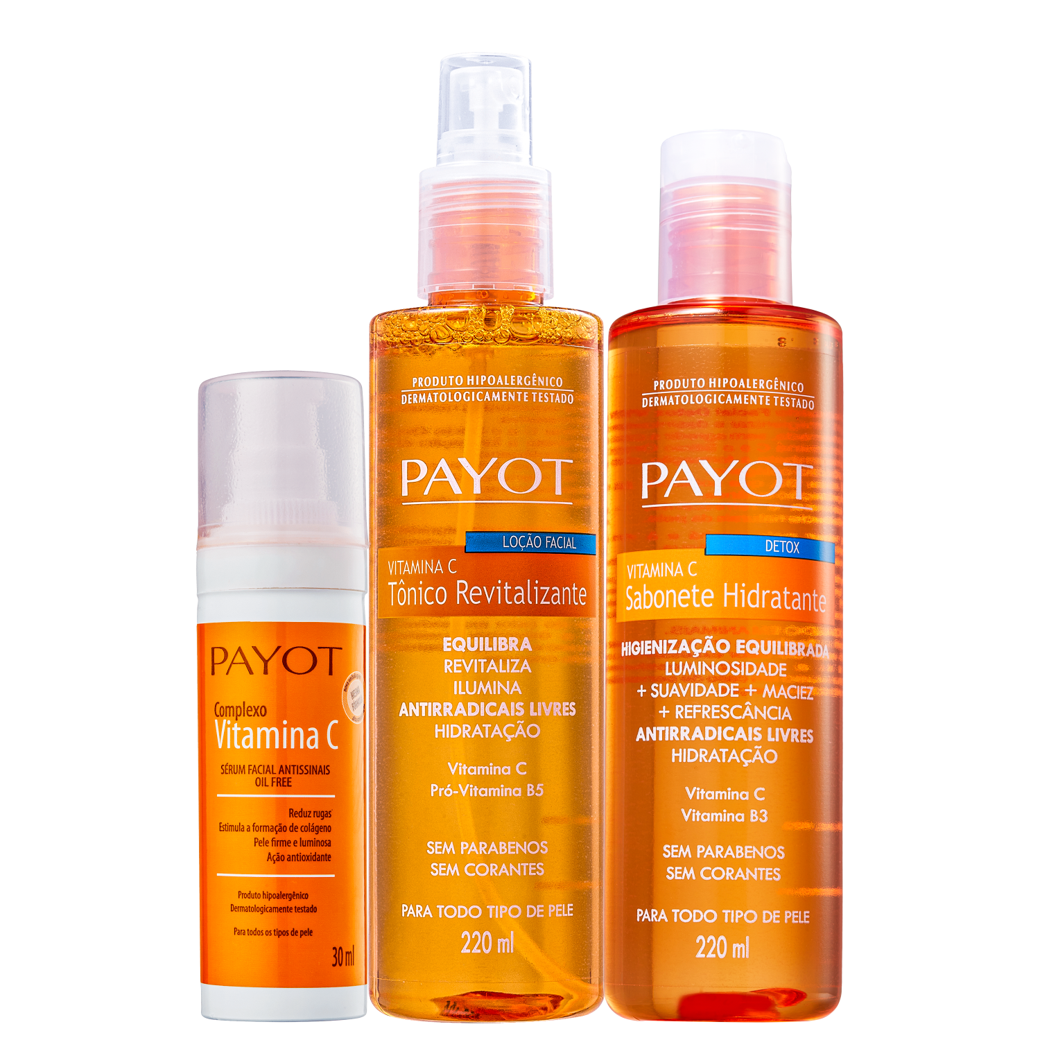 Kit Payot Vitamina C Trio 3 Produtos