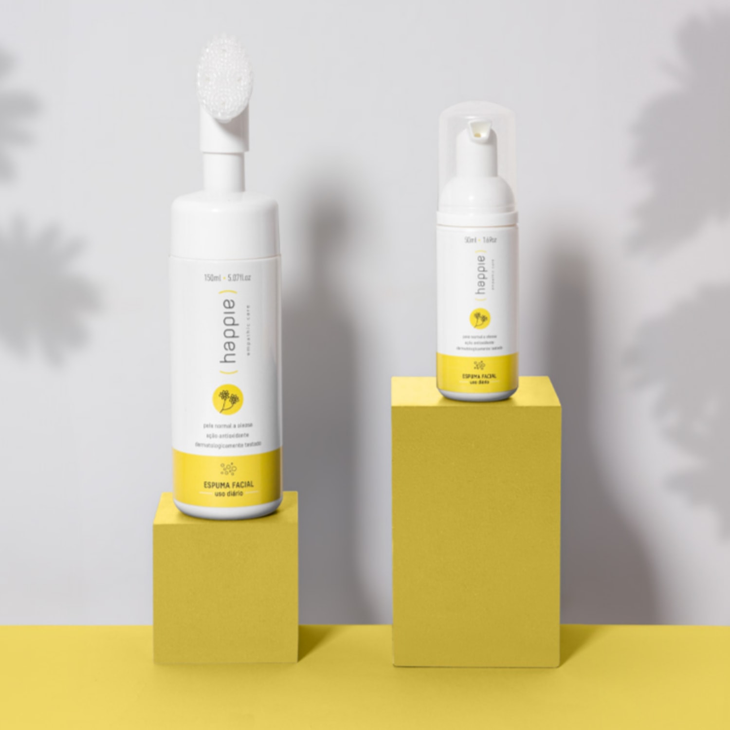 Kit Skincare Pele Oleosa Espuma de Limpeza Facial 150ml 50ml 2 unidades