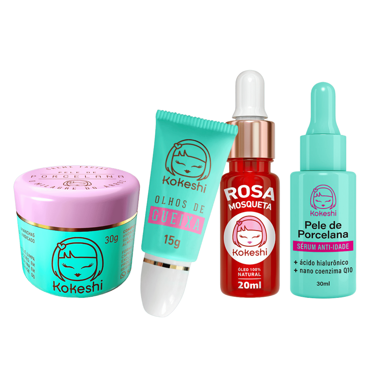 Kit Rejuvenescimento Noturno Kokeshi Anti-idade Olhos Gueixa